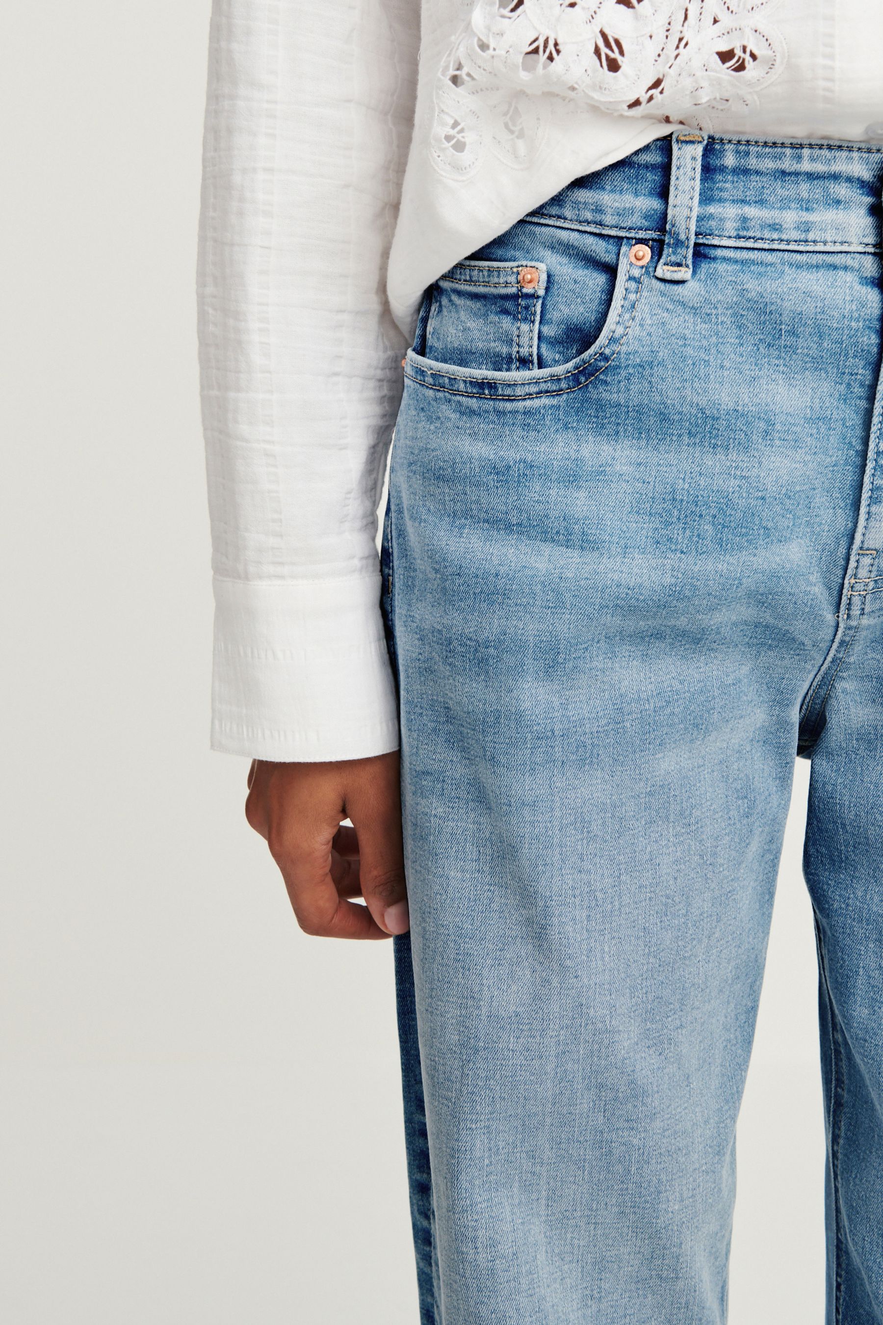 Buy Bleach Denim Boyfriend Jeans from the Next UK online shop
