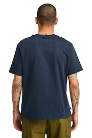 Timberland Blue Outdoor Front Graphic T-Shirt - Image 2 of 5