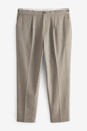 Neutral Herringbone Slim Button Side Adjuster Trousers - Image 5 of 9