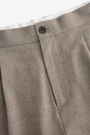 Neutral Herringbone Slim Button Side Adjuster Trousers - Image 7 of 9