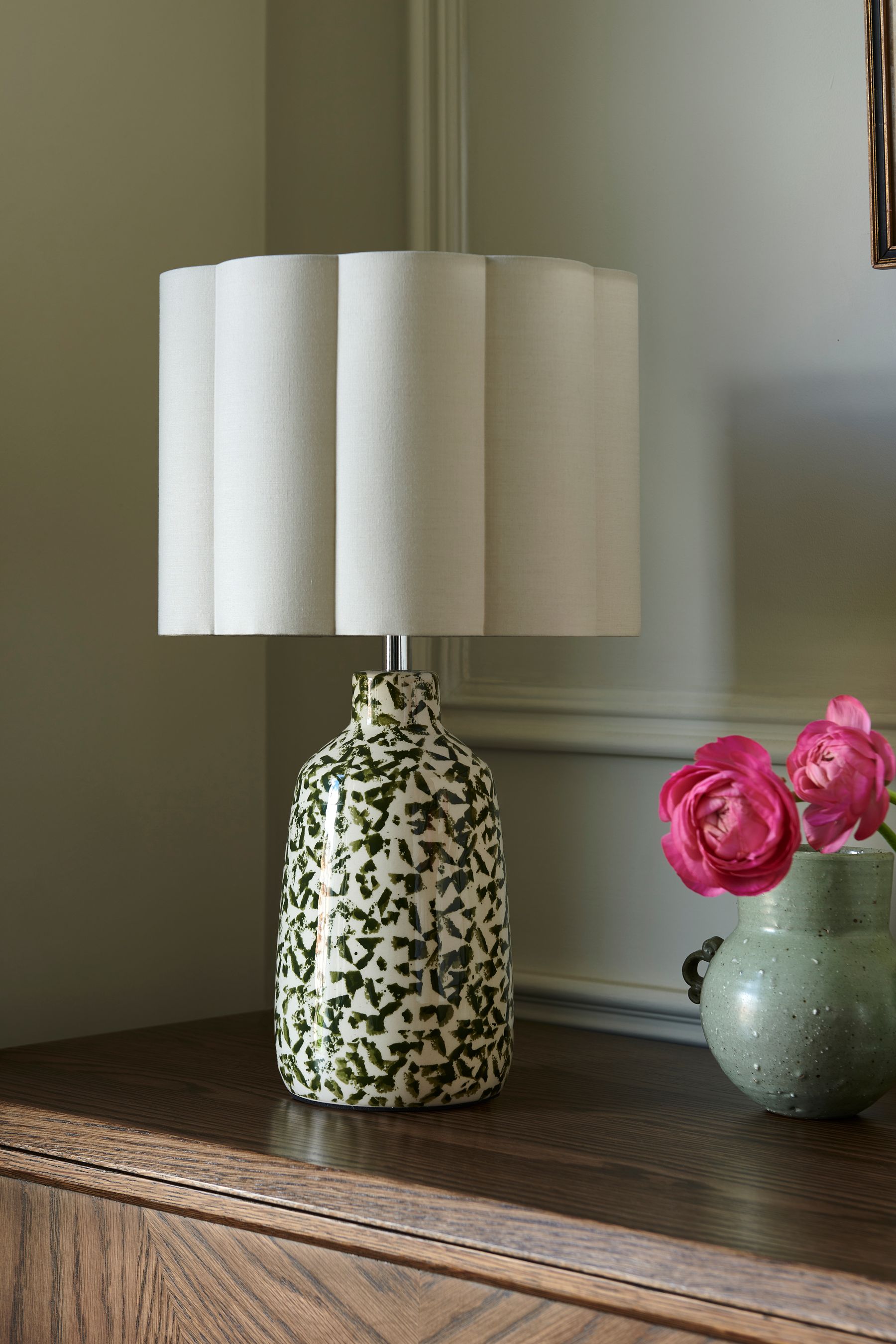 Buy Nina Campbell Green Chester Table Lamp from the Next UK online