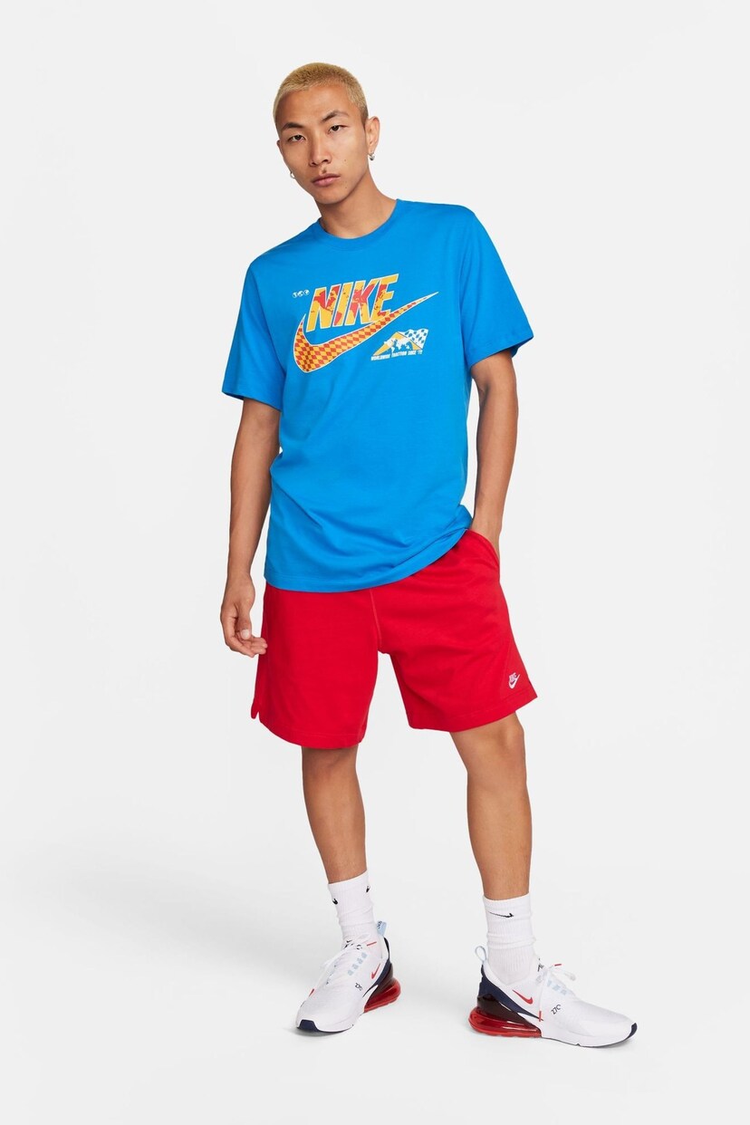 Nike University Red Club Knit Shorts - Image 7 of 11