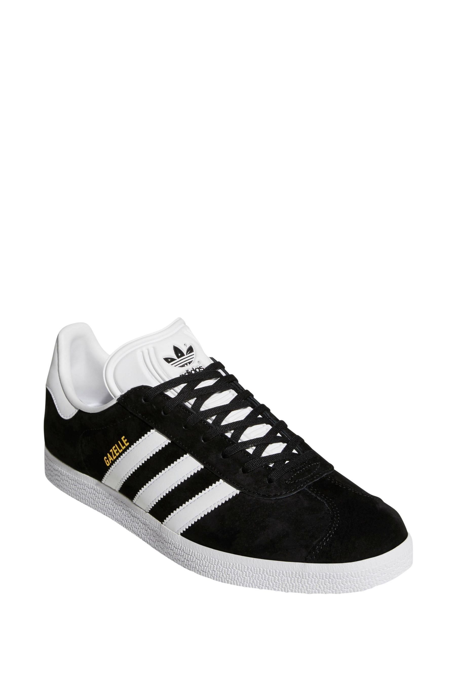 Buy adidas Originals Black White Gazelle Trainers from Next USA
