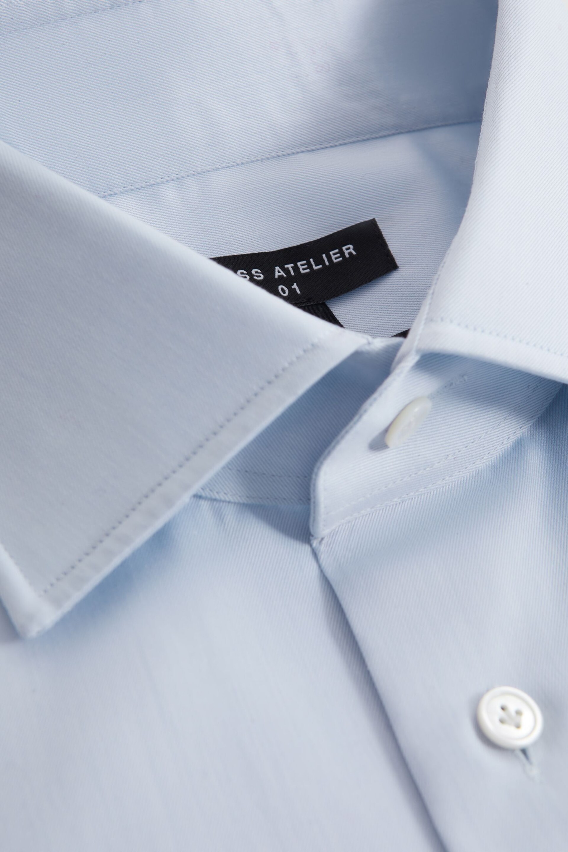 Atelier Cotton Mother of Pearl Shirt - Image 6 of 7