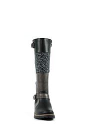 Lunar Wargate Black Long Boots - Image 4 of 9