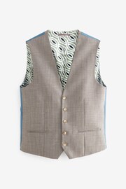 Neutral Textured Suit Waistcoat - Image 1 of 4