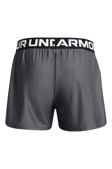 Under Armour Grey Girls Youth Play Up Shorts