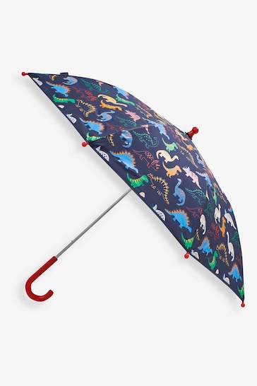 JoJo Maman Bébé Navy Dinosaur Colour Change Umbrella