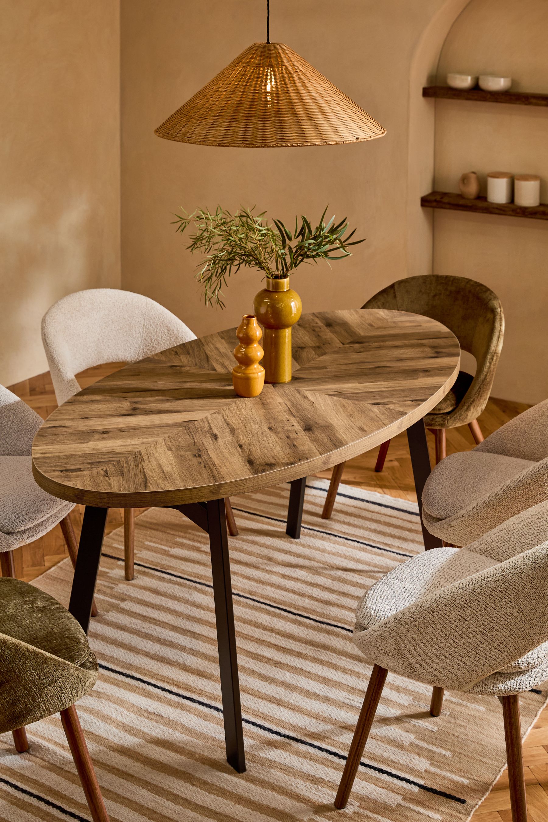 Bronx 6 seater storage dining table new arrivals
