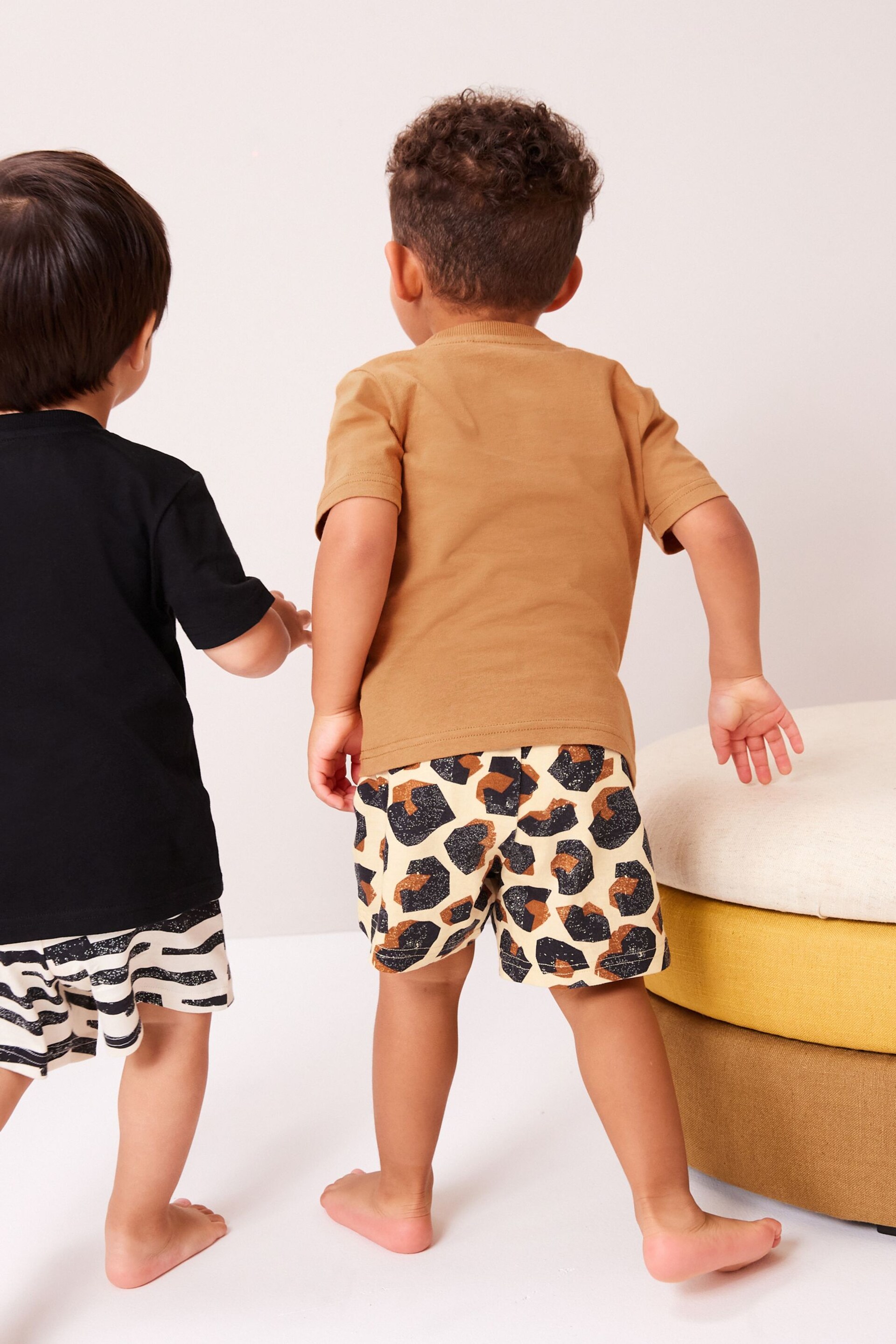 Animal Print Short Pyjamas 2 Pack (9mths-8yrs) - Image 2 of 10