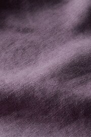 Seasalt Cornwall Purple Artist's Shirt - Image 5 of 5