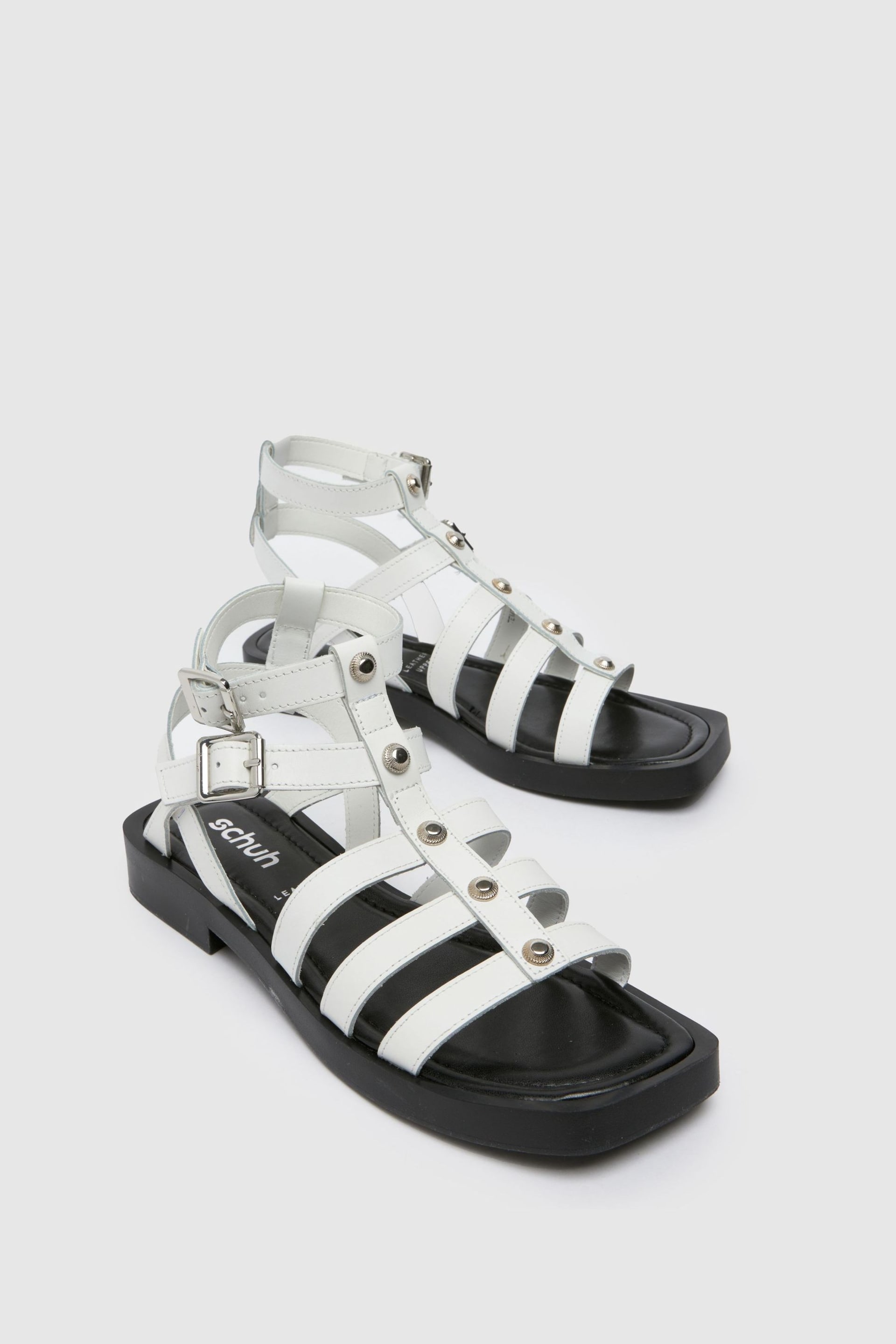 Schuh Tempeny Leather Studded Sandals - Image 3 of 4