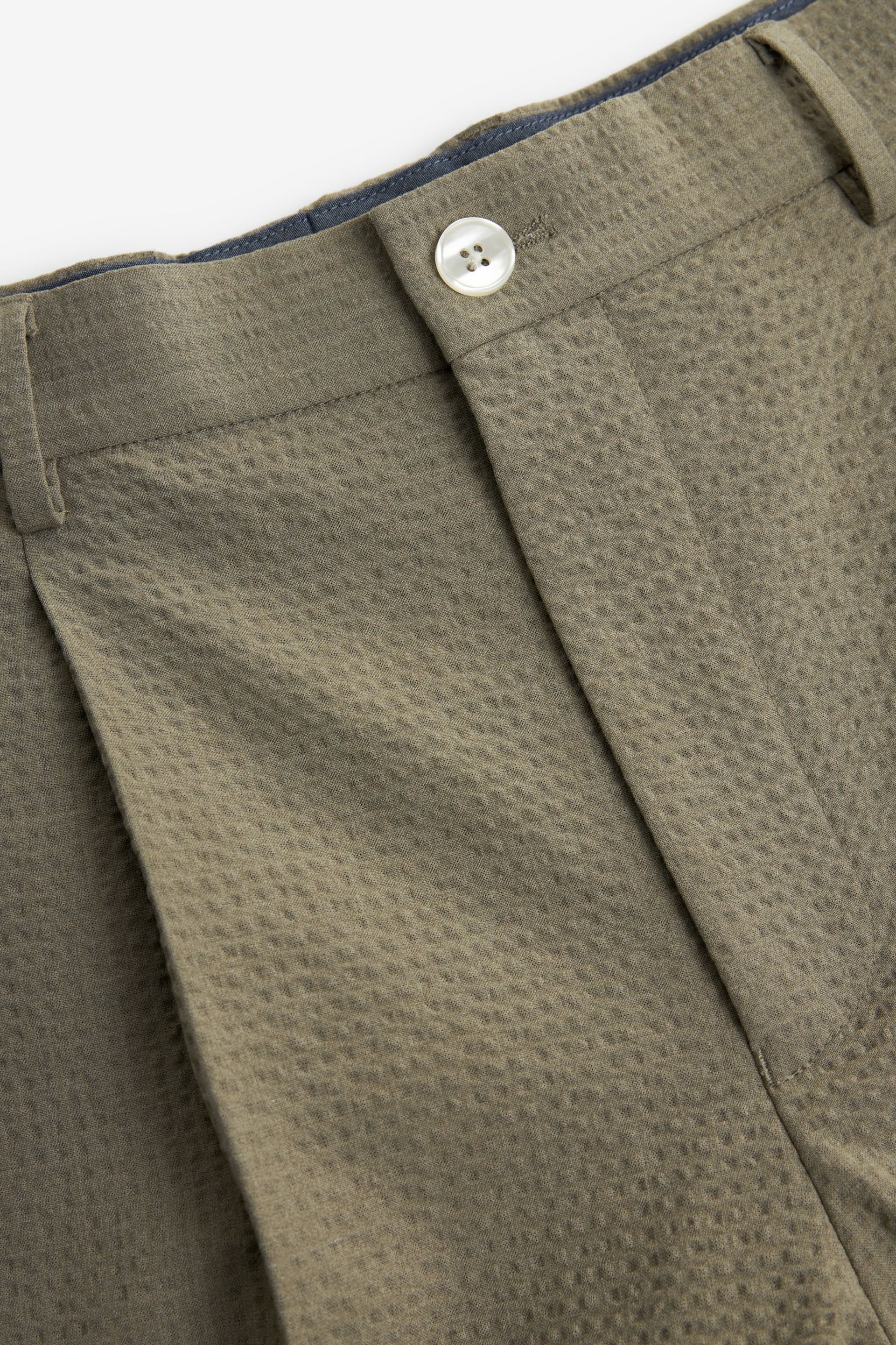 Green Seersucker Suit: Trousers - Image 6 of 8