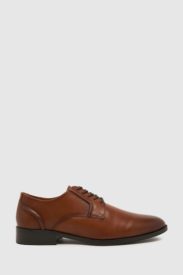 Schuh Reilly Leather Lace-Up Brown Shoes