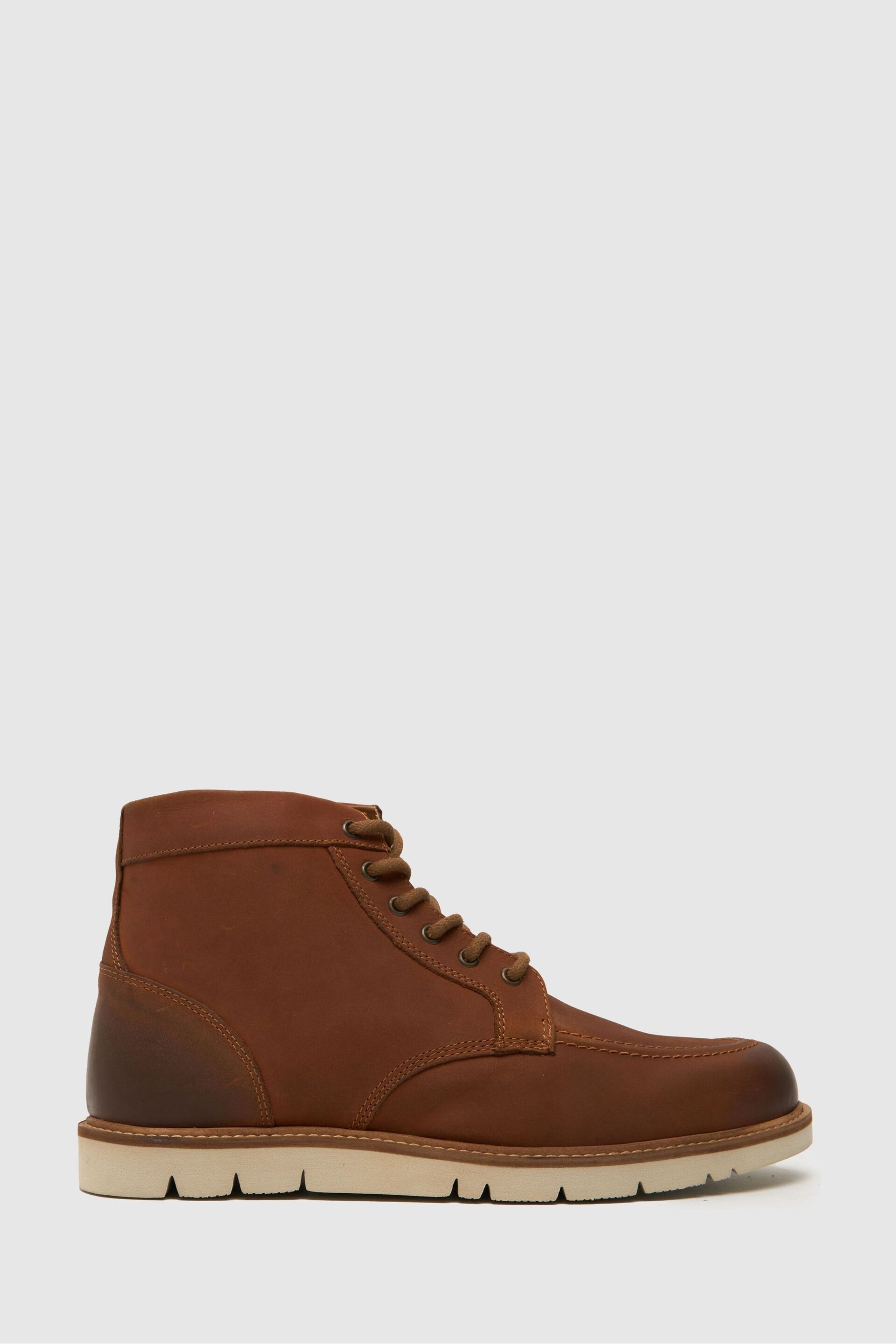 Schuh Daxton Brown Moccasin Boots - Image 1 of 4