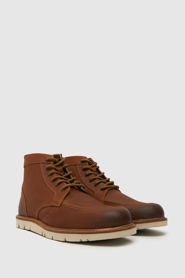 Schuh Daxton Brown Moccasin Boots