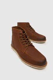 Schuh Daxton Brown Moccasin Boots - Image 3 of 4