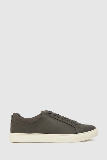 Schuh Grey Winston Lace-Up Trainers