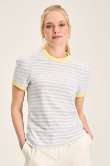 Joules Erin Blue Stripe Short Sleeve T-Shirt