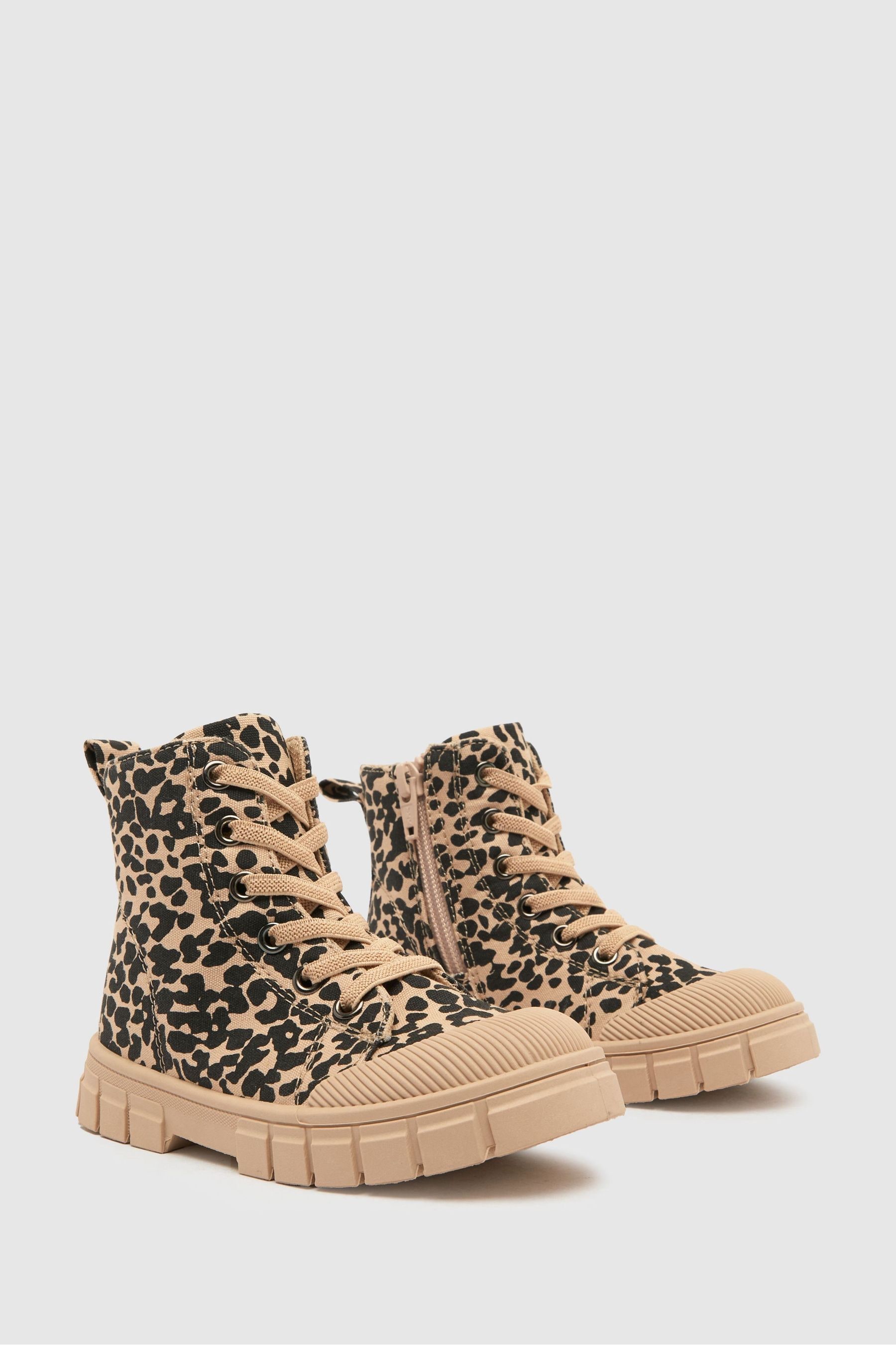 Schuh leopard print boots on sale