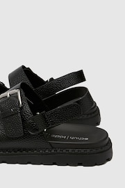 Schuh Tyra Chunky Footbed Black Sandals - Image 4 of 4