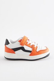 Orange Touch Fastening Elastic Lace Trainers - Image 2 of 5