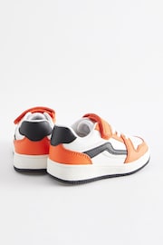 Orange Touch Fastening Elastic Lace Trainers - Image 3 of 5
