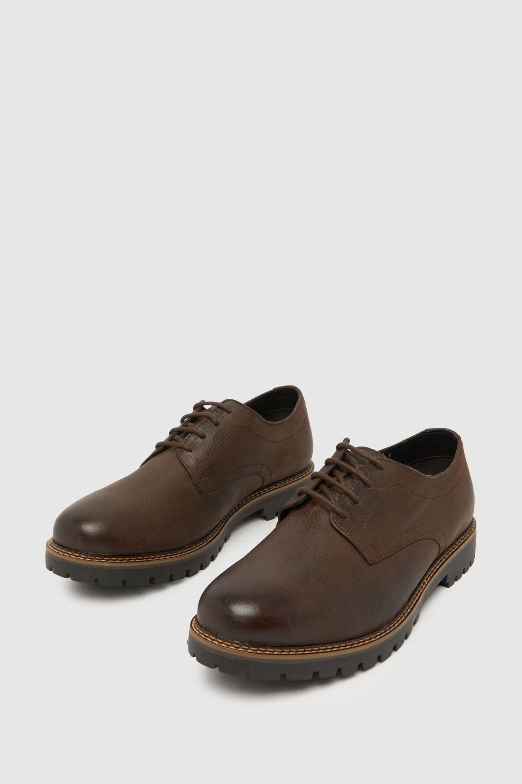 Buy Schuh Paxon Leather Lace Up Brown Shoes from the Next UK online shop