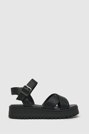 Schuh Wide Fit Tera Cross-Strap Sandals - Image 1 of 4