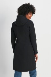 Tog 24 Black Marina Extra Long Softshell Jacket - Image 2 of 9