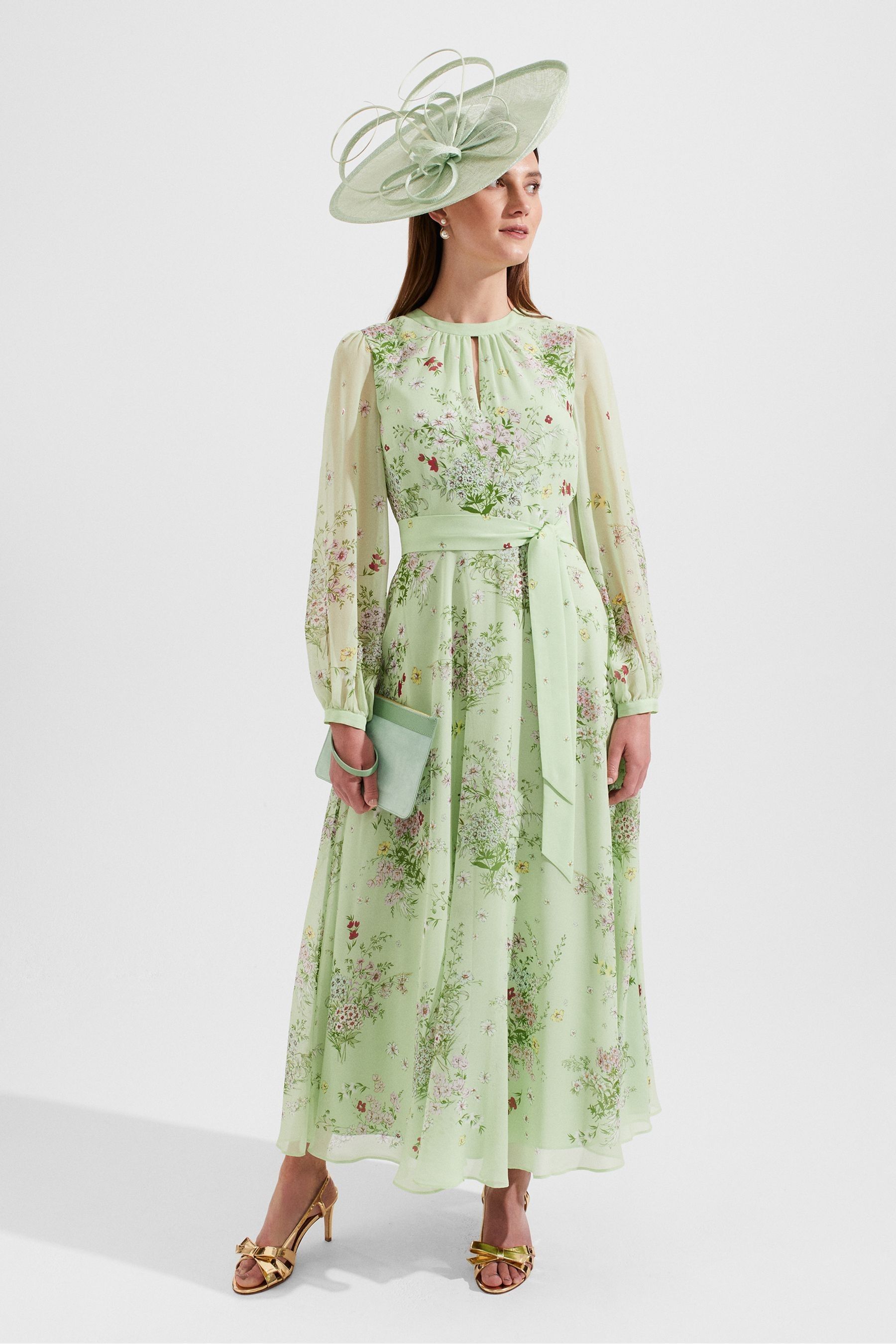Hobbs mint green dress store