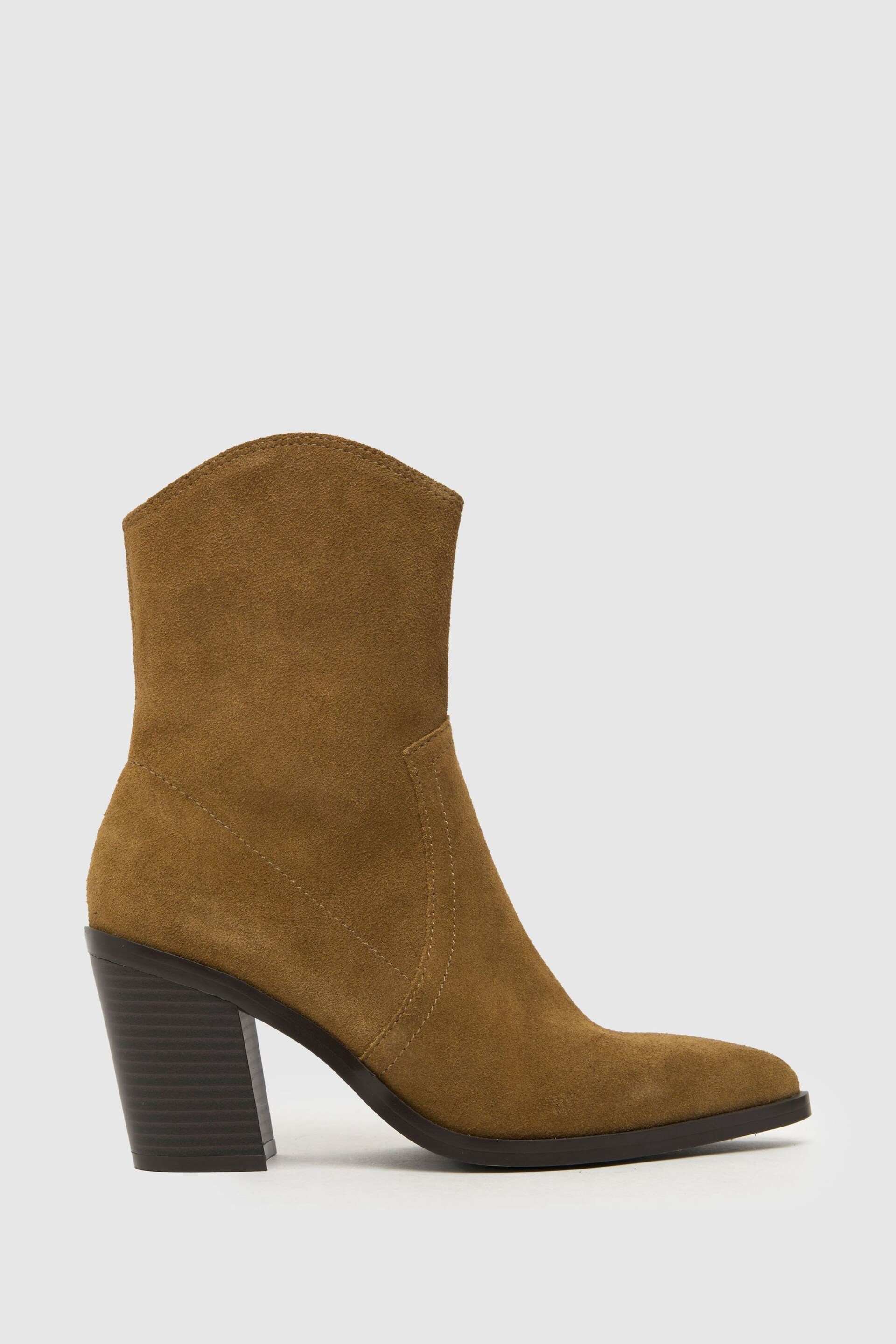 Schuh Angelo Suede Western Boots - Image 1 of 3