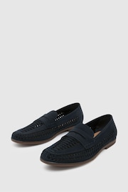 Schuh Blue Reem Woven Loafers - Image 3 of 4