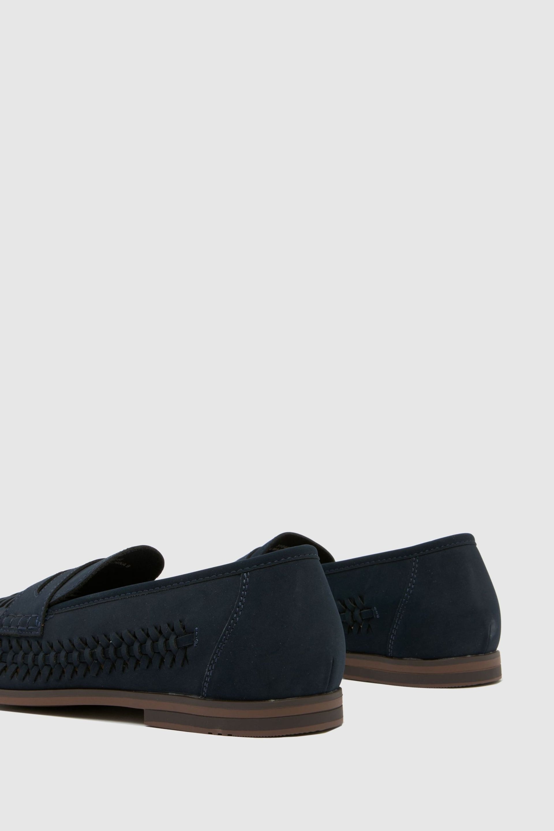 Schuh Blue Reem Woven Loafers - Image 4 of 4