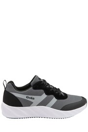 Gola Grey Lansen 2 Mesh Lace-Up Mens Training Trainers - Image 1 of 4