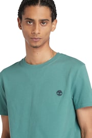 Timberland Green Dunstan River Short Sleeve T-Shirt - Image 4 of 5