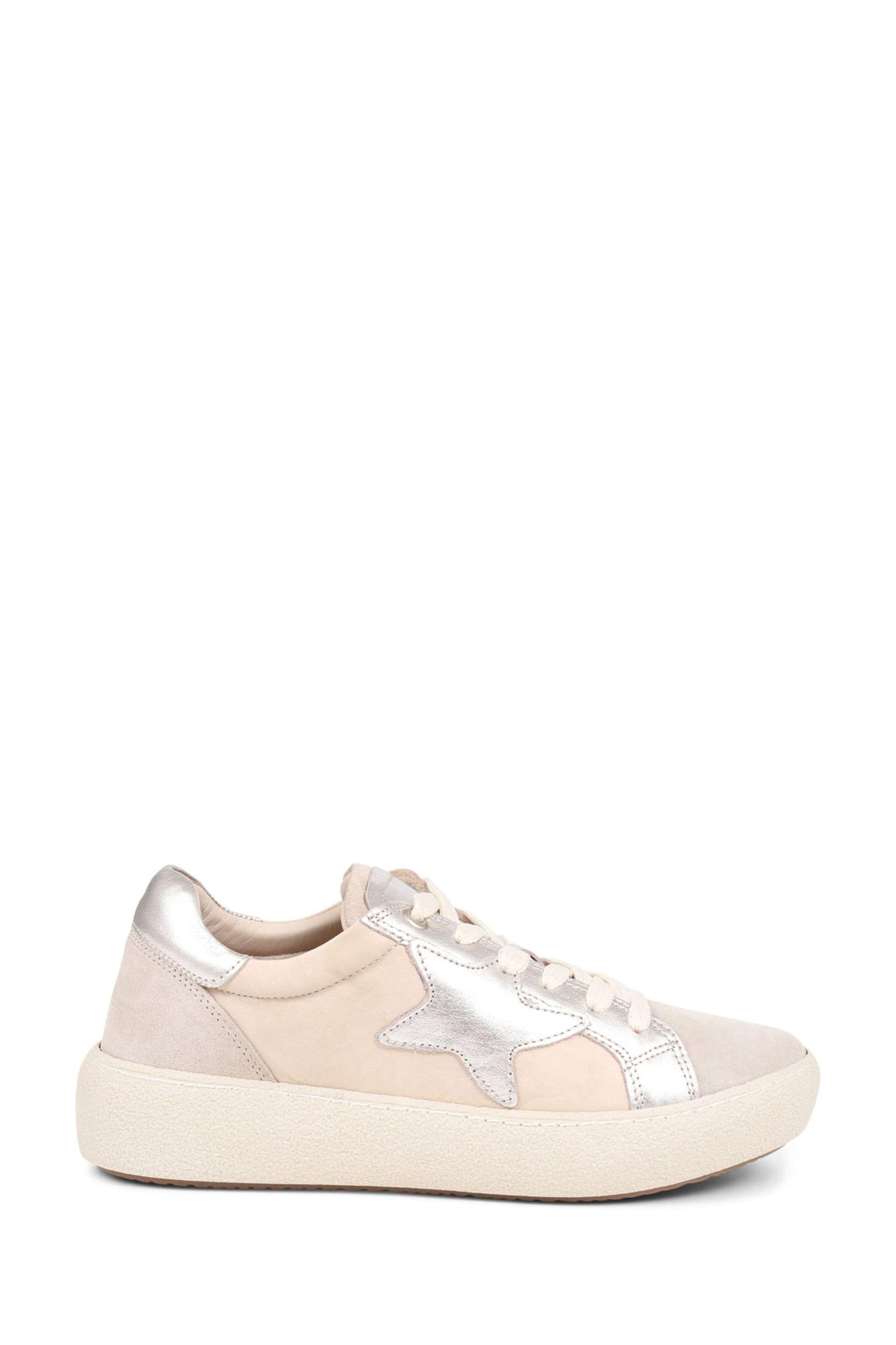 Pavers Van Dal Natural Leather Lace-Up Trainers - Image 1 of 5