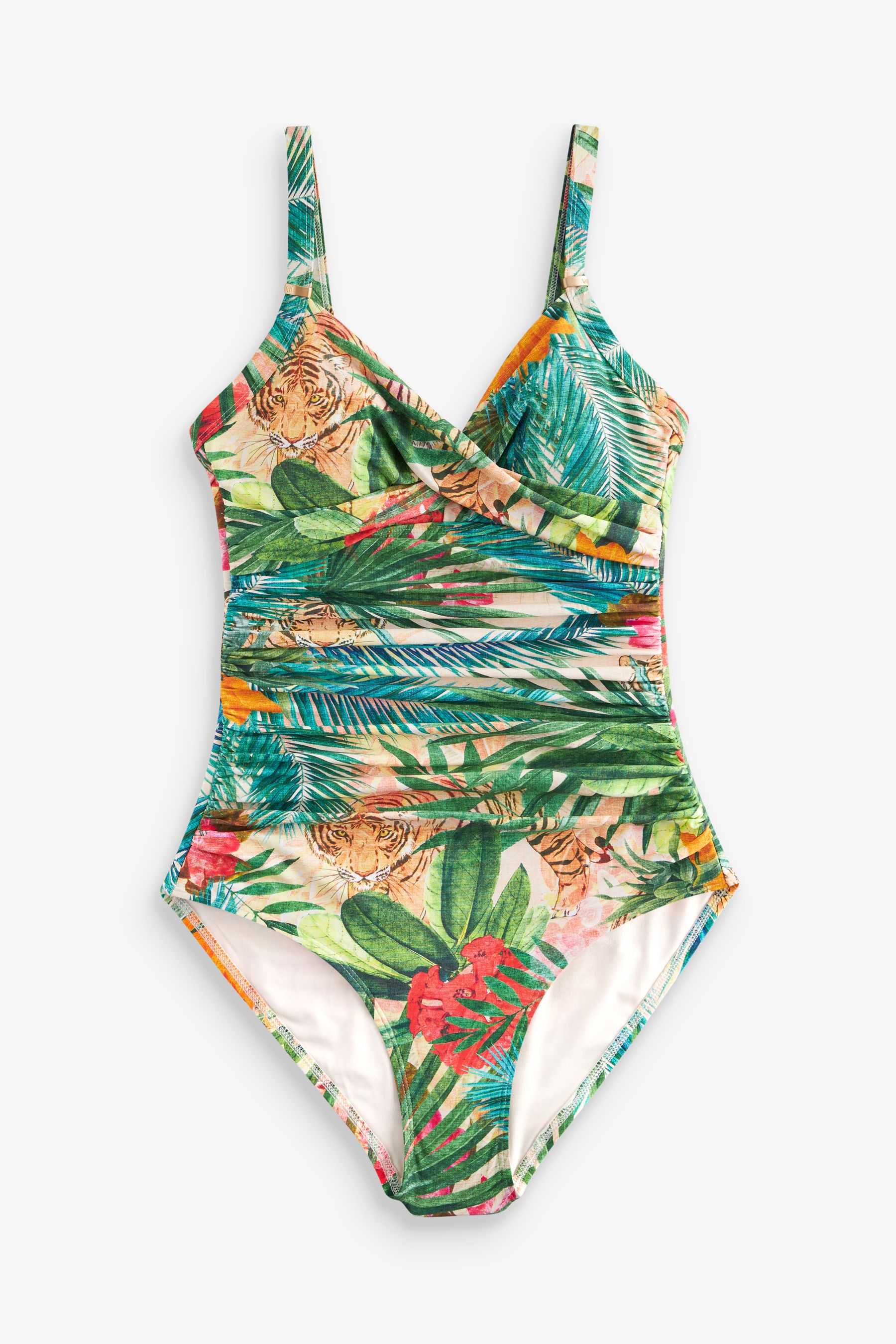 Buy Tropical Print Tummy Control Swimsuit from the Next UK online shop
