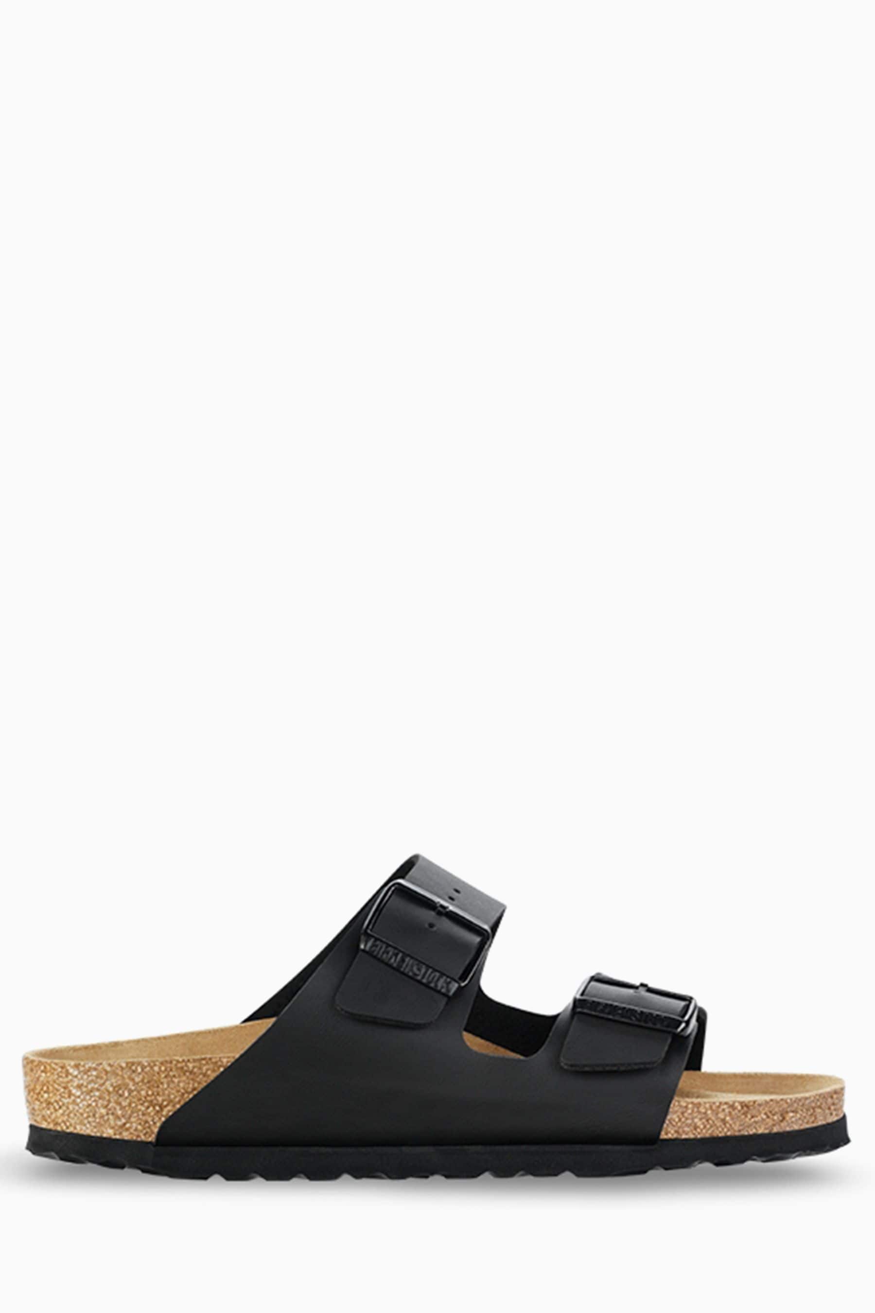 Buy Birkenstock Ebony Black Arizona Birko Flor Sandals from the Next UK online shop