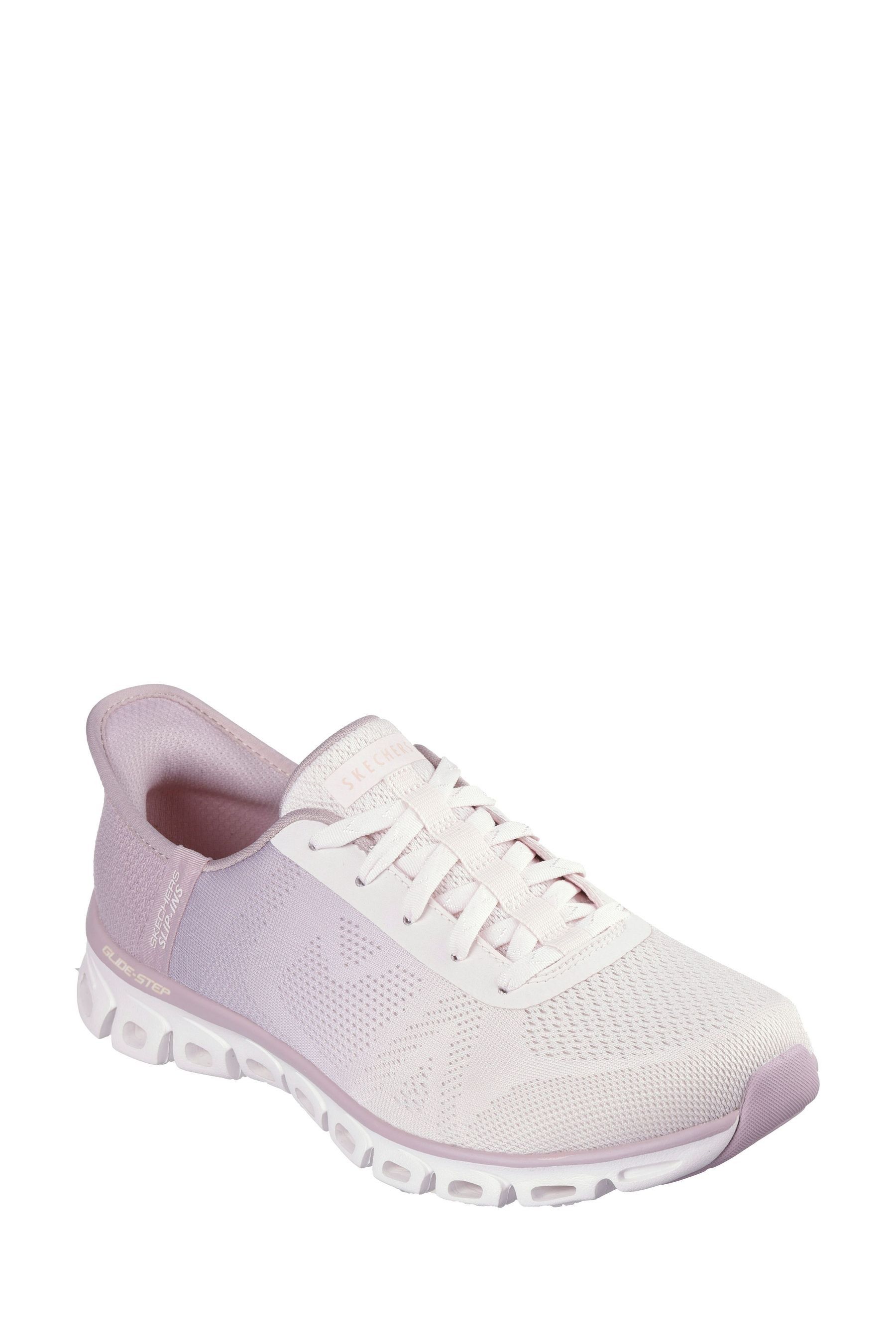 Buy Skechers Purple Glide Step Excite Slip In Trainers from the Next UK online shop