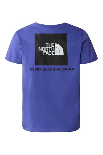 The North Face Blue Boys Redbox Back Graphic T-Shirt