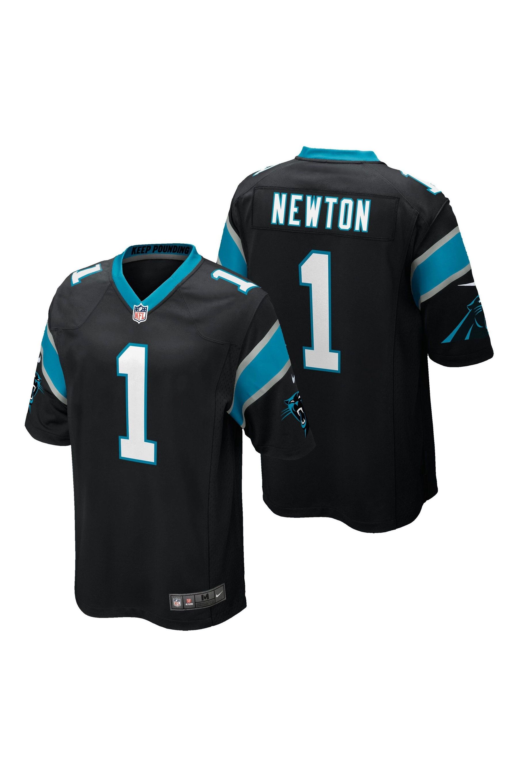 Women's carolina panthers cam newton nike black game jersey online