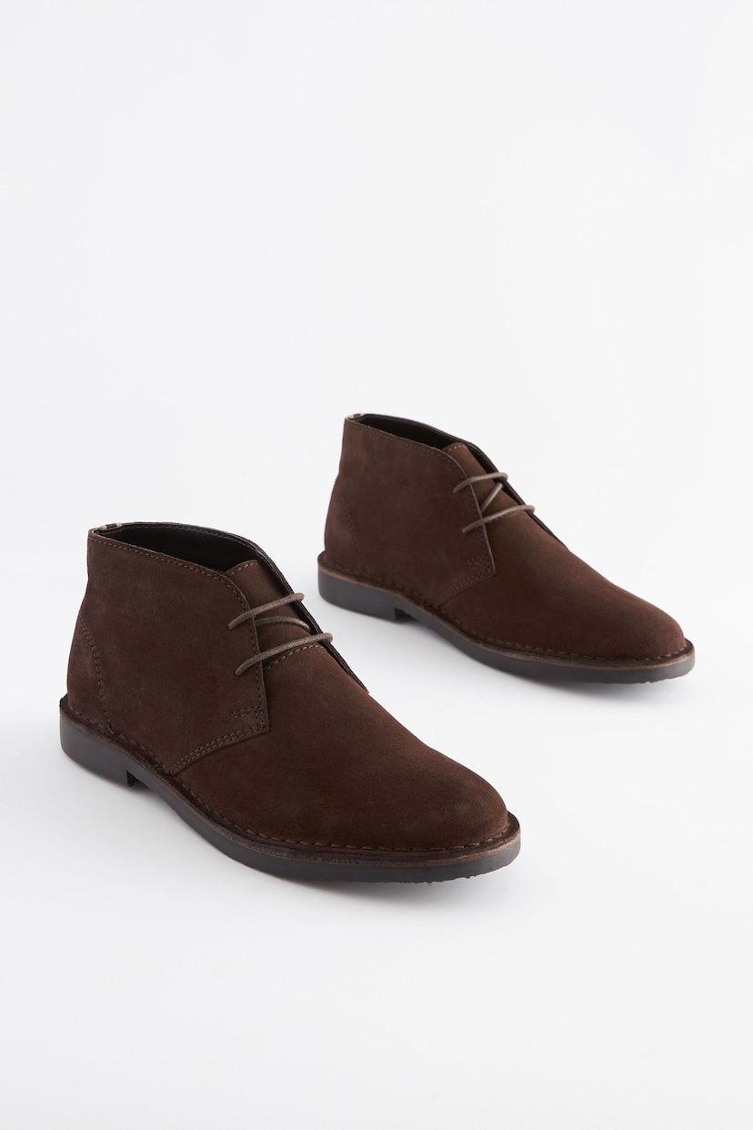 Brown Desert Boots - Image 2 of 7