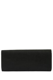 Lotus Black Clutch Bag with Chain - Image 2 of 4