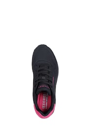 Skechers Black Uno Pop Back Trainers - Image 4 of 5