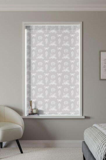 Silver Grey Victory Made to Measure Blackout Roller Blind