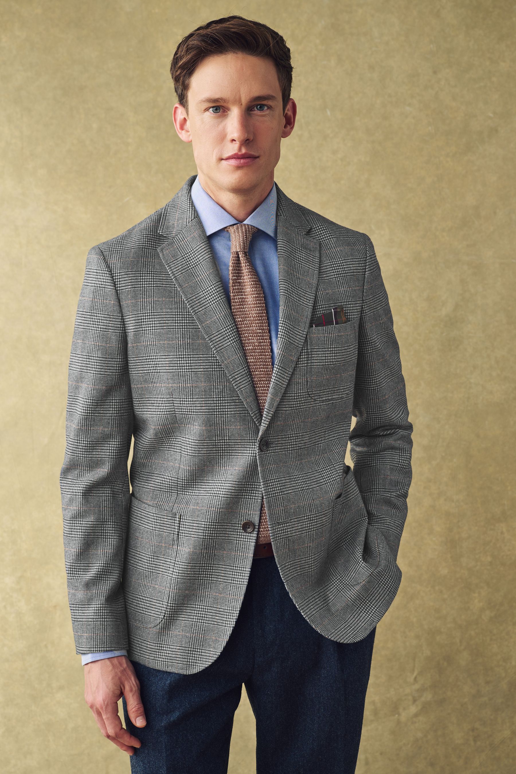Buy Barbour Blue Check Blazer from the Next UK online shop
