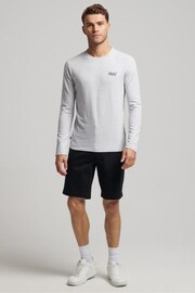 Superdry Black Officer Chino Shorts - Image 1 of 6