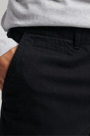 Superdry Black Officer Chino Shorts - Image 5 of 6