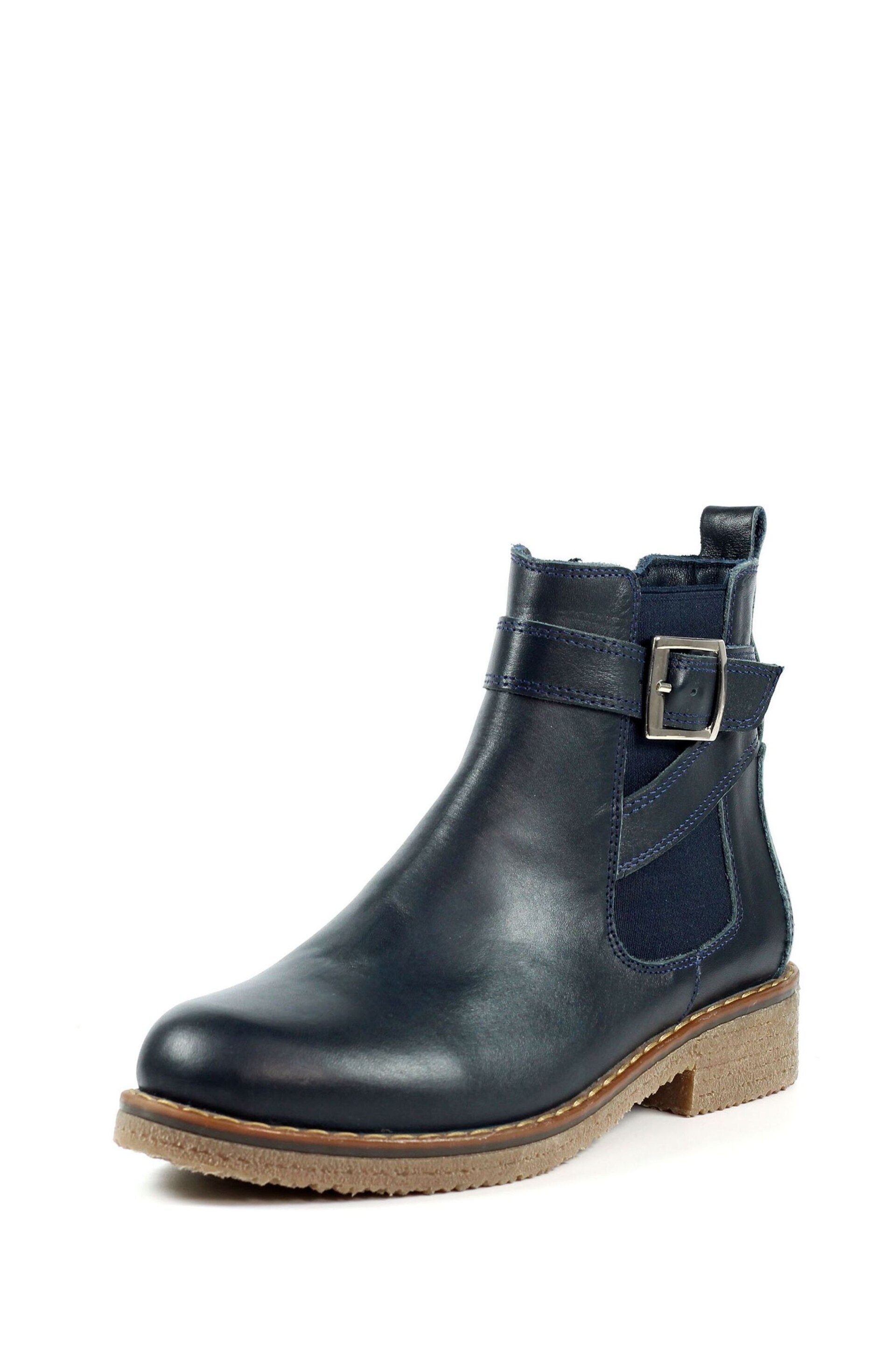 Lunar Navy Blue Lindsay Boots - Image 3 of 8